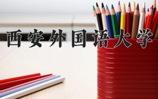 2025年西安外国语大学在河南计划招生人数（附学费及专业录取分)