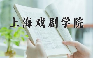 2025年上海戏剧学院在四川计划招生人数（附学费及专业录取分)