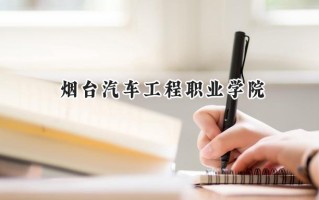 2024烟台汽车工程职业学院录取分数线：河南最低279分