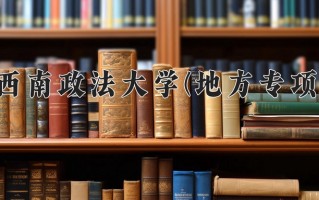 2025年西南政法大学(地方专项)在重庆计划招生人数（附学费及专业录取分)