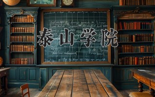 2025年泰山学院在四川计划招生人数（附学费及专业录取分)