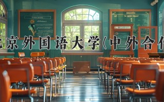 2025年北京外国语大学(中外合作)在河北计划招生人数（附学费及专业录取分)