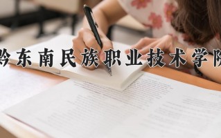 2025年黔东南民族职业技术学院在河南计划招生人数（附学费及专业录取分)