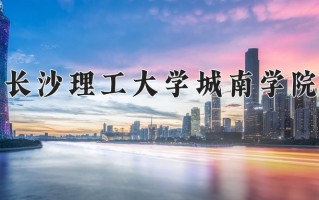 2025年长沙理工大学城南学院在新疆计划招生人数（附学费及专业录取分)