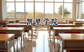 2024凯里学院录取分数线：天津最低497分