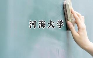 河海大学2024在青海录取分数线是多少？最低438分/最高511分