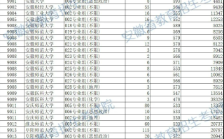 安徽省2024年高招地方专项计划首轮投档最低分及名次（历史类）