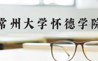 2025年常州大学怀德学院在四川计划招生人数（附学费及专业录取分)