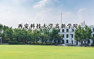 2024西安科技大学高新学院录取分数线：江苏最低462分