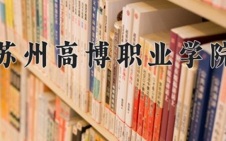 2025年苏州高博职业学院在新疆计划招生人数（附学费及专业录取分)