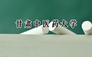 2024甘肃中医药大学录取分数线：宁夏最低417分