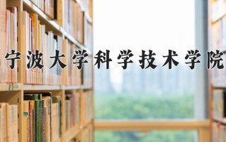 2025年宁波大学科学技术学院在新疆计划招生人数（附学费及专业录取分)