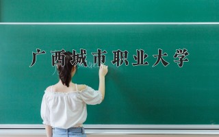2024年广西城市职业大学录取分数线，河北最低448分