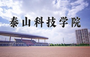2025年泰山科技学院在新疆计划招生人数（附学费及专业录取分)