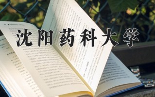 2025年沈阳药科大学在河南计划招生人数（附学费及专业录取分)