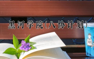 2025年黑河学院(八协计划)在河北计划招生人数（附学费及专业录取分)