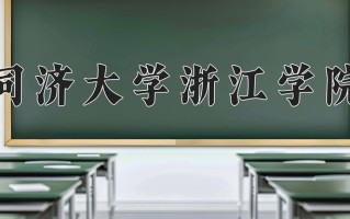 同济大学浙江学院王牌专业有哪些？附2025最新王牌专业排名一览表
