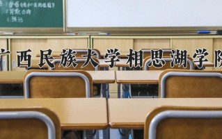 2025年广西民族大学相思湖学院在四川计划招生人数（附学费及专业录取分)