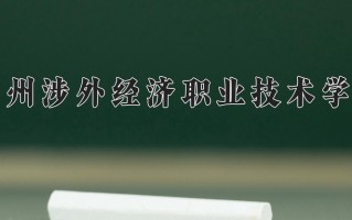 2025年广州涉外经济职业技术学院在新疆计划招生人数（附学费及专业录取分)