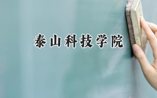 泰山科技学院2024在江苏录取分数线是多少？最低254分/最高489分