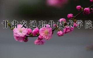 甘肃交通职业技术学院学费多少钱一年：4500-8000元/年（2025填报参考）