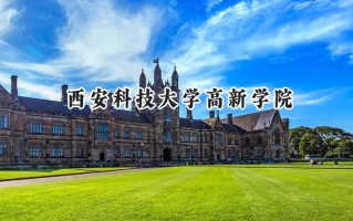2024西安科技大学高新学院录取分数线：陕西最低356分