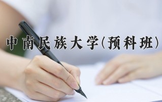 2025年中南民族大学(预科班)在重庆计划招生人数（附学费及专业录取分)
