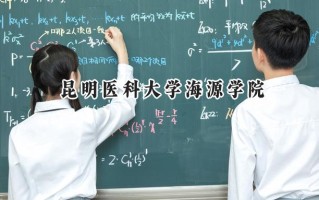 2024昆明医科大学海源学院录取分数线：宁夏最低394分