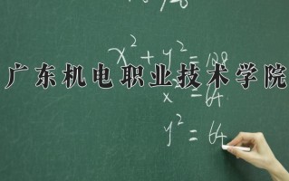 2025年广东机电职业技术学院在新疆计划招生人数（附学费及专业录取分)