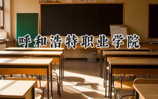 呼和浩特职业学院2024在内蒙古录取分数线是多少？最低301分/最高384分
