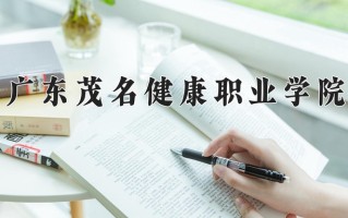 2025年广东茂名健康职业学院在新疆计划招生人数（附学费及专业录取分)