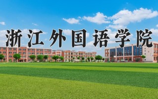 2025年浙江外国语学院在新疆计划招生人数（附学费及专业录取分)