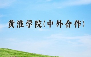 2025年黄淮学院(中外合作)在四川计划招生人数（附学费及专业录取分)