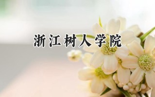 2024浙江树人学院录取分数线：江苏最低462分