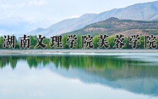2025年湖南文理学院芙蓉学院在河南计划招生人数（附学费及专业录取分)