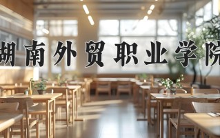 2025年湖南外贸职业学院在四川计划招生人数（附学费及专业录取分)