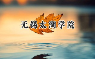 2024无锡太湖学院录取分数线：河南最低434分