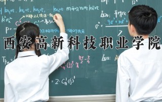 2025年西安高新科技职业学院在河北计划招生人数（附学费及专业录取分)