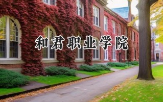 和君职业学院2024在山东录取分数线是多少？最低191分/最高269分