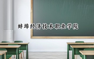2024蚌埠经济技术职业学院录取分数线：山西最低237分