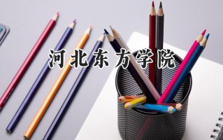 2024河北东方学院录取分数线：江苏最低473分