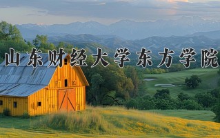 山东财经大学东方学院王牌专业有哪些？附2025最新王牌专业排名一览表