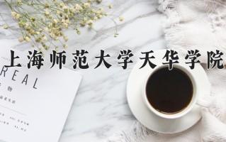2025年上海师范大学天华学院在新疆计划招生人数（附学费及专业录取分)