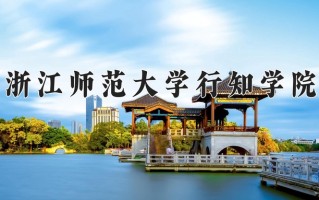 2025年浙江师范大学行知学院在河南计划招生人数（附学费及专业录取分)